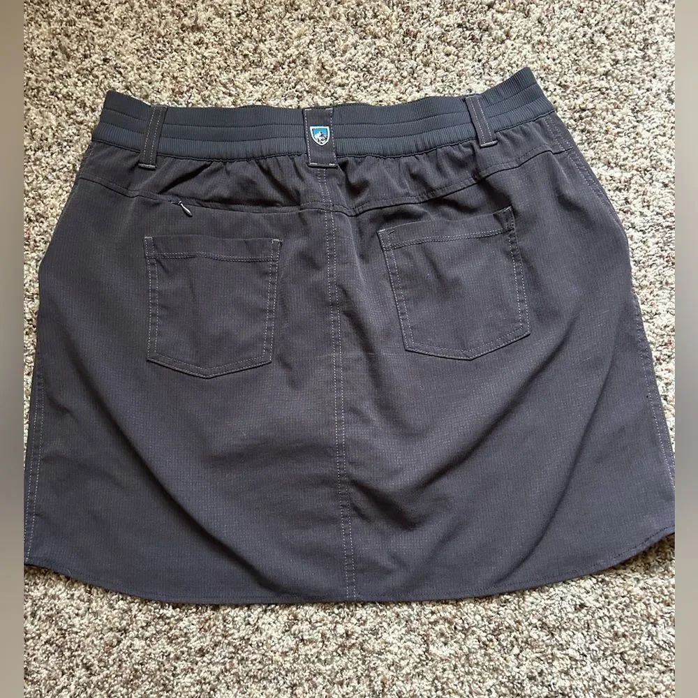 Kuhl Women's Charcoal Gray Athletic Outdoor Skort Size 12